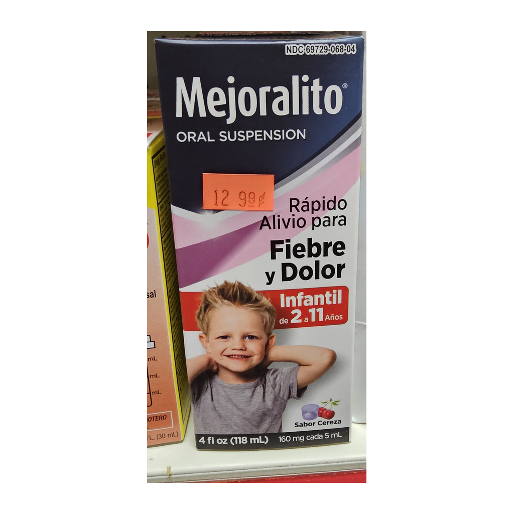 Mejoralito Suspensión Infantil — 118 mL