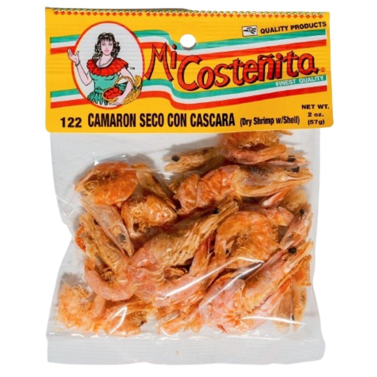 Mi Costeñita Camarón Seco con Cáscara — 2 oz