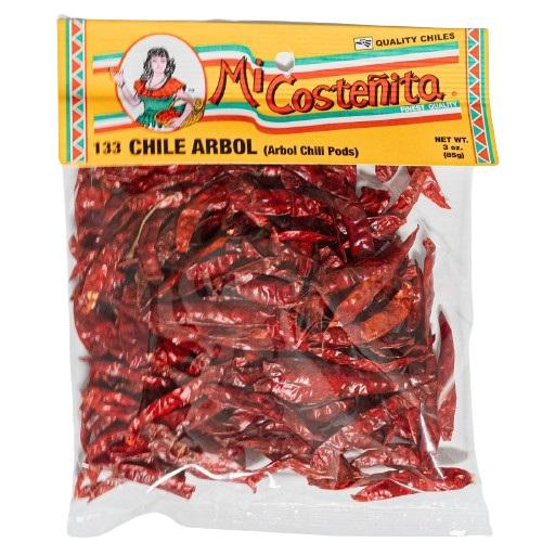 Mi Costeñita Chile de Árbol Entero — 3 oz