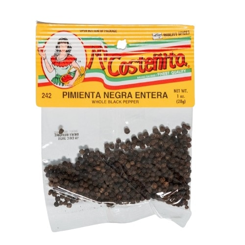 Mi Costeñita Pimienta Negra Entera — 1 oz