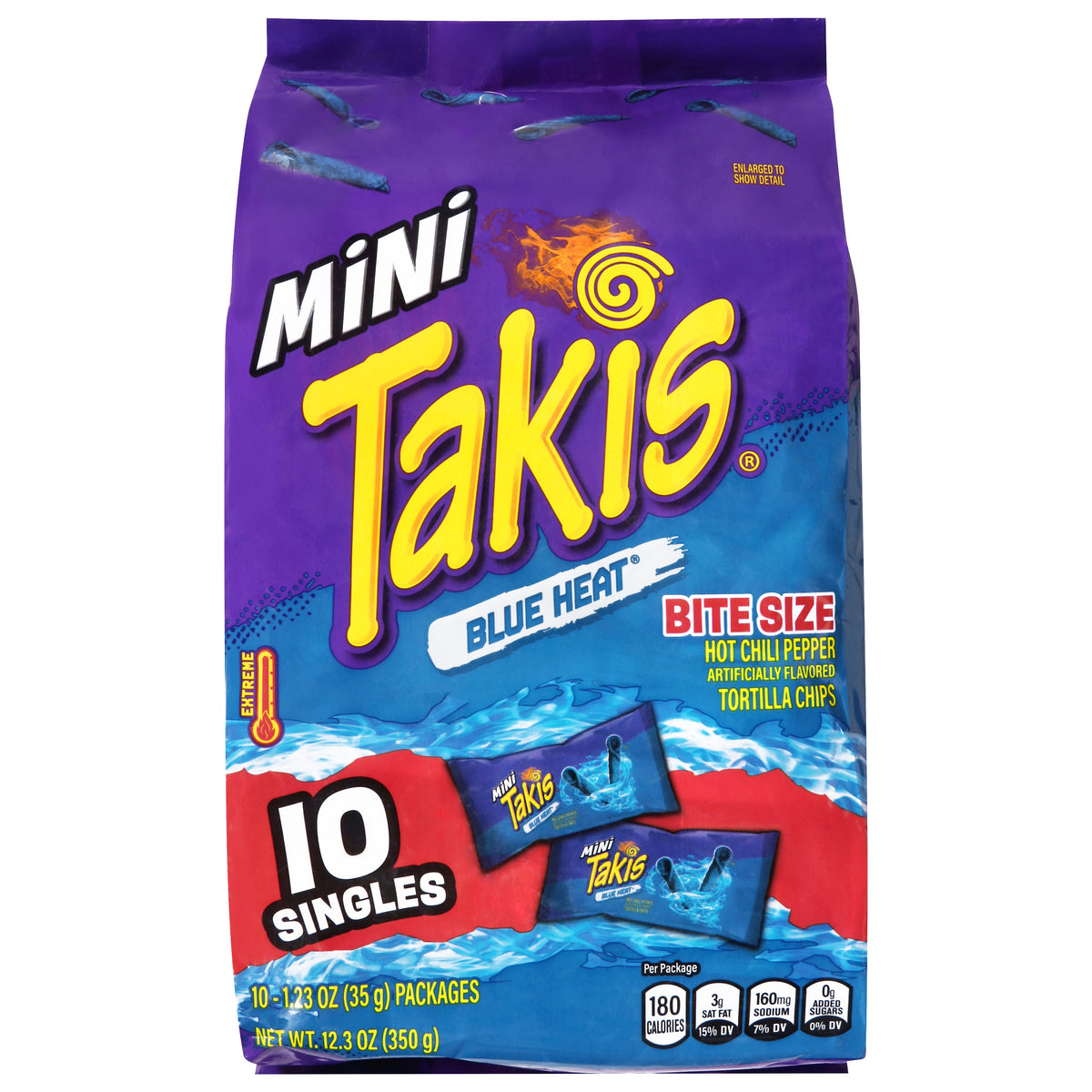Mini Takis Blue Heat 10 count 12.3 oz