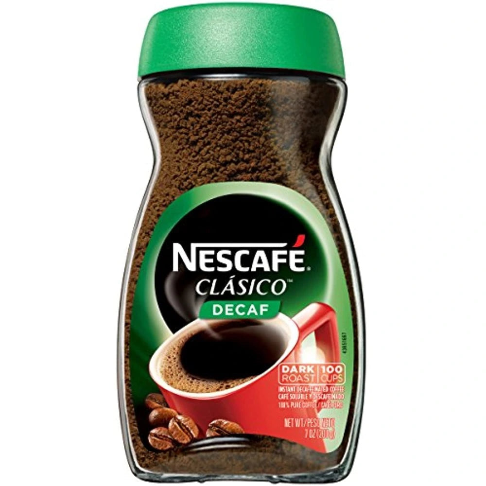 Nescafé Clásico café instantáneo descafeinado — 7 oz