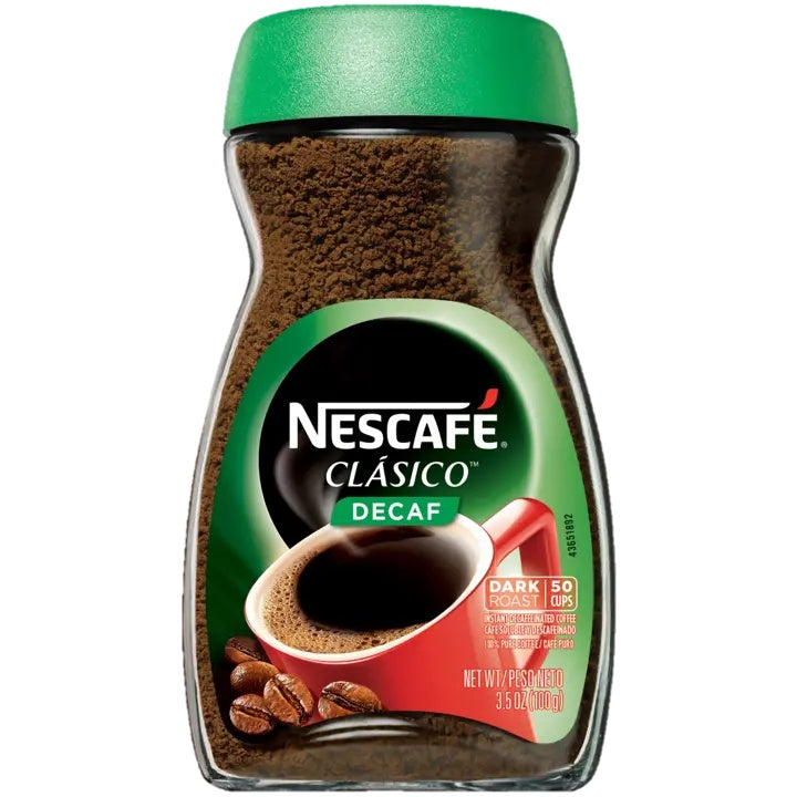 Nescafé Clásico café instantáneo descafeinado — 3.5 oz
