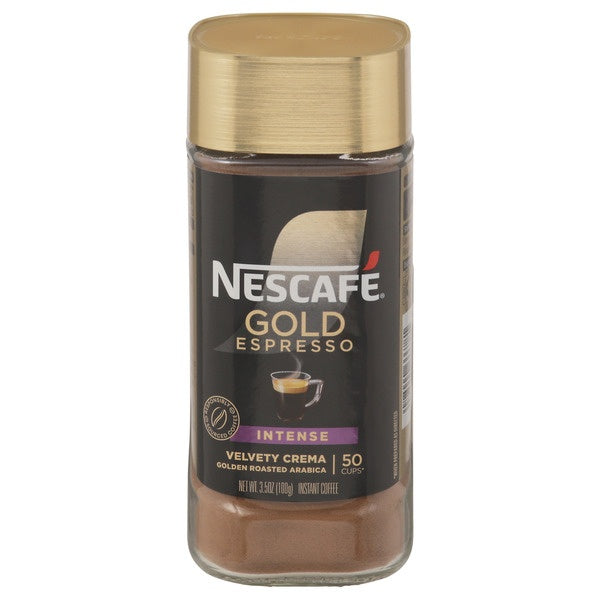 Nescafé Gold Espresso Intense café instantáneo — 3.5 oz