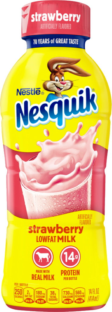 Nesquik leche de fresa 14 fl oz