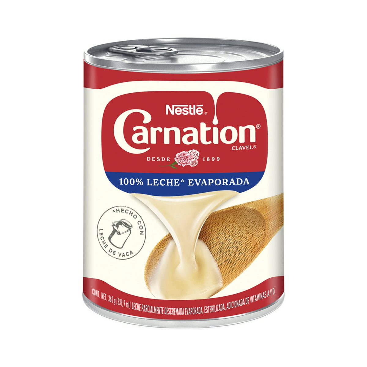 Nestlé Carnation Clavel leche evaporada — 360 g