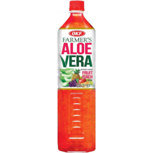 OKF Farmer’s Aloe Vera ponche de frutas — 1.5 L