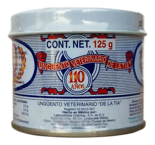 Ordonez unguento veterinario de la Tia 125 g