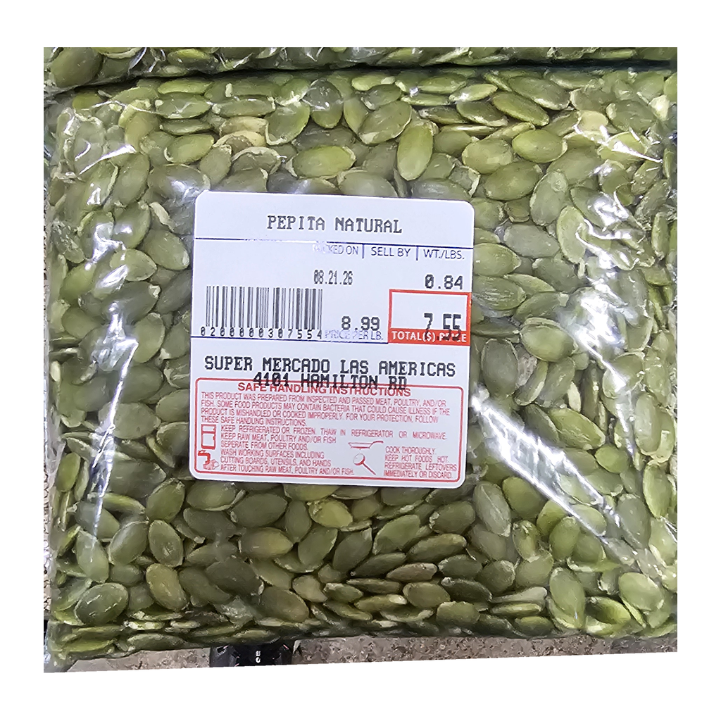 Pepita Natural Envasada — 1 lb (454 g, referencia provisional)