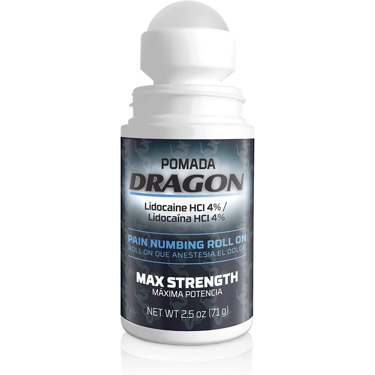Pomada Dragon lidocaine roll on 2.5 oz