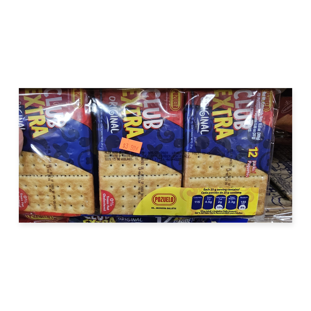 Pozuelo Club Extra Galletas Saladas — 12 paquetes