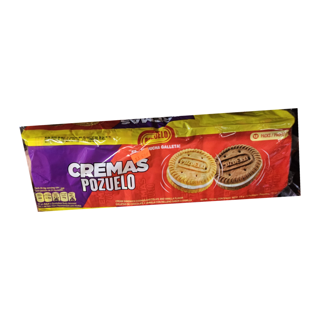 Pozuelo Cremas Dúo Galletas — 12 paquetes / 376 g