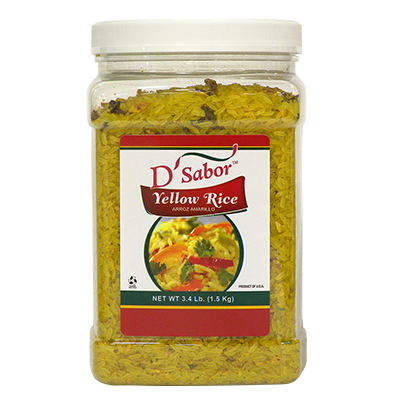 D’Sabor arroz amarillo sazonado — 3.4 lb