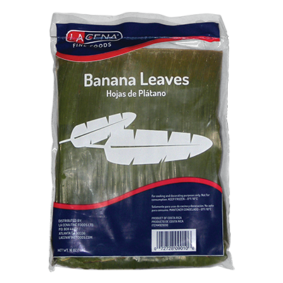 La Cena hojas de plátano congeladas — 16 oz