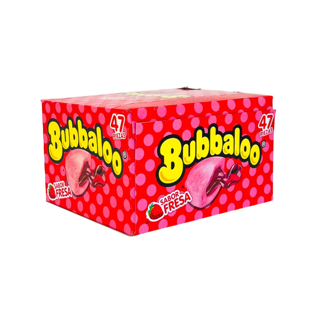 Bubbaloo chicle fresa — 47 piezas