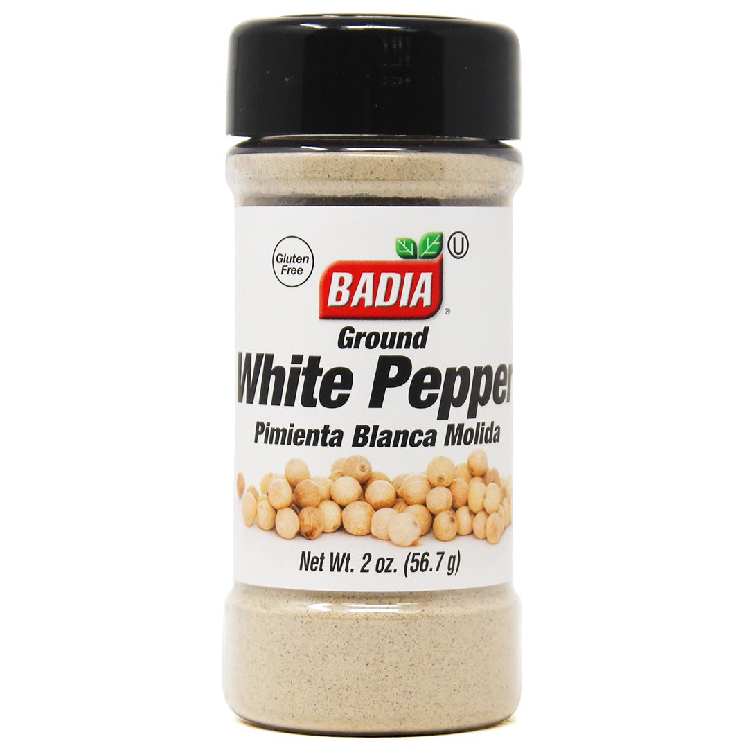 Badia Ground White Pepper — 2 oz