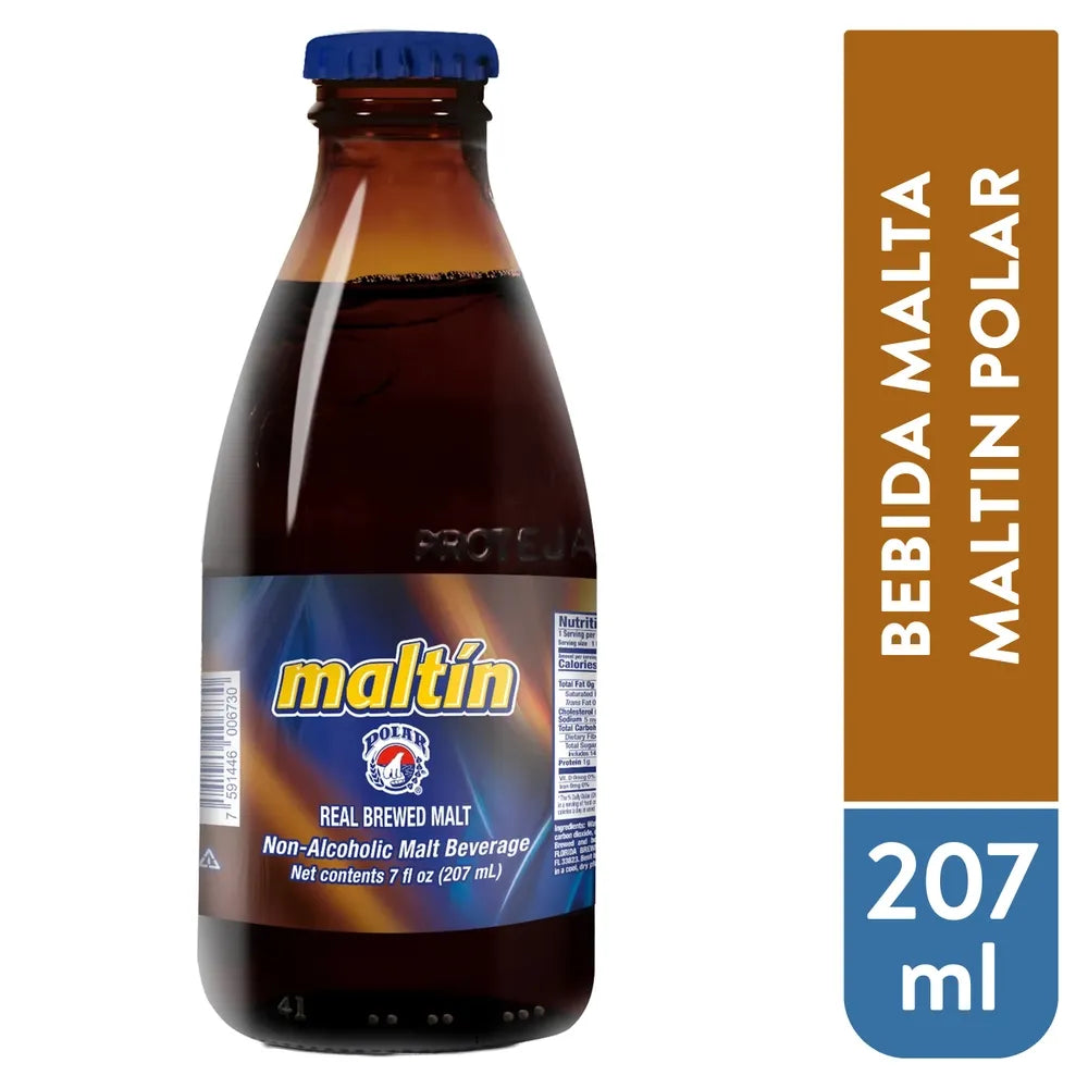 Maltín Polar Malta — 207 ml (7 fl oz)