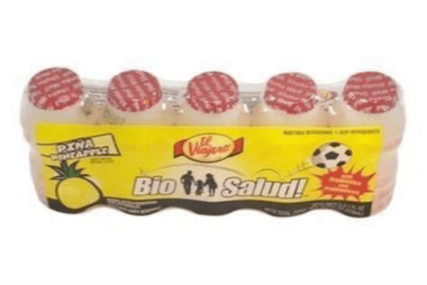 El Viajero Bio Salud sabor piña — 5 botellitas · 10.5 oz
