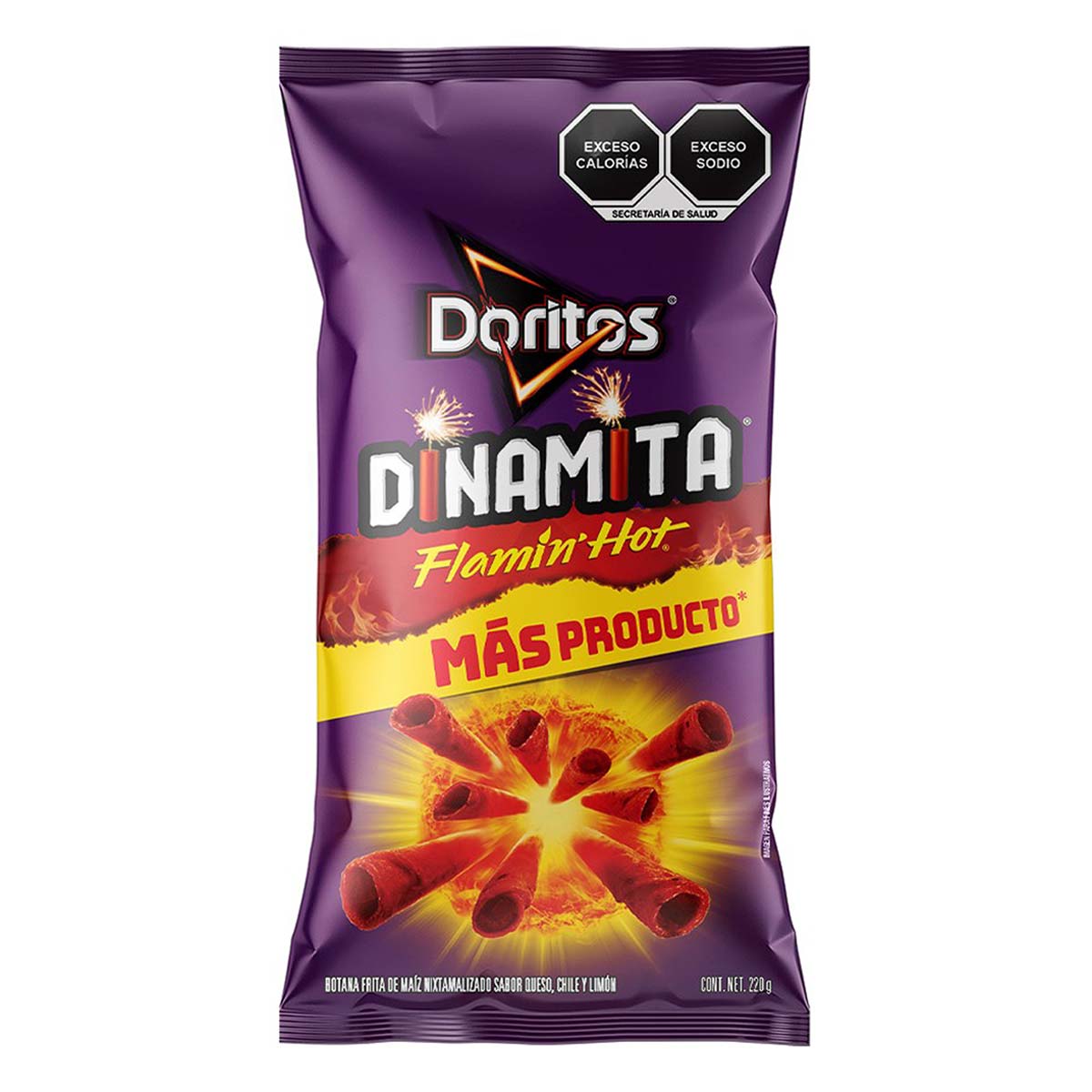 Doritos Dinamita Flamin’ Hot — 220 g
