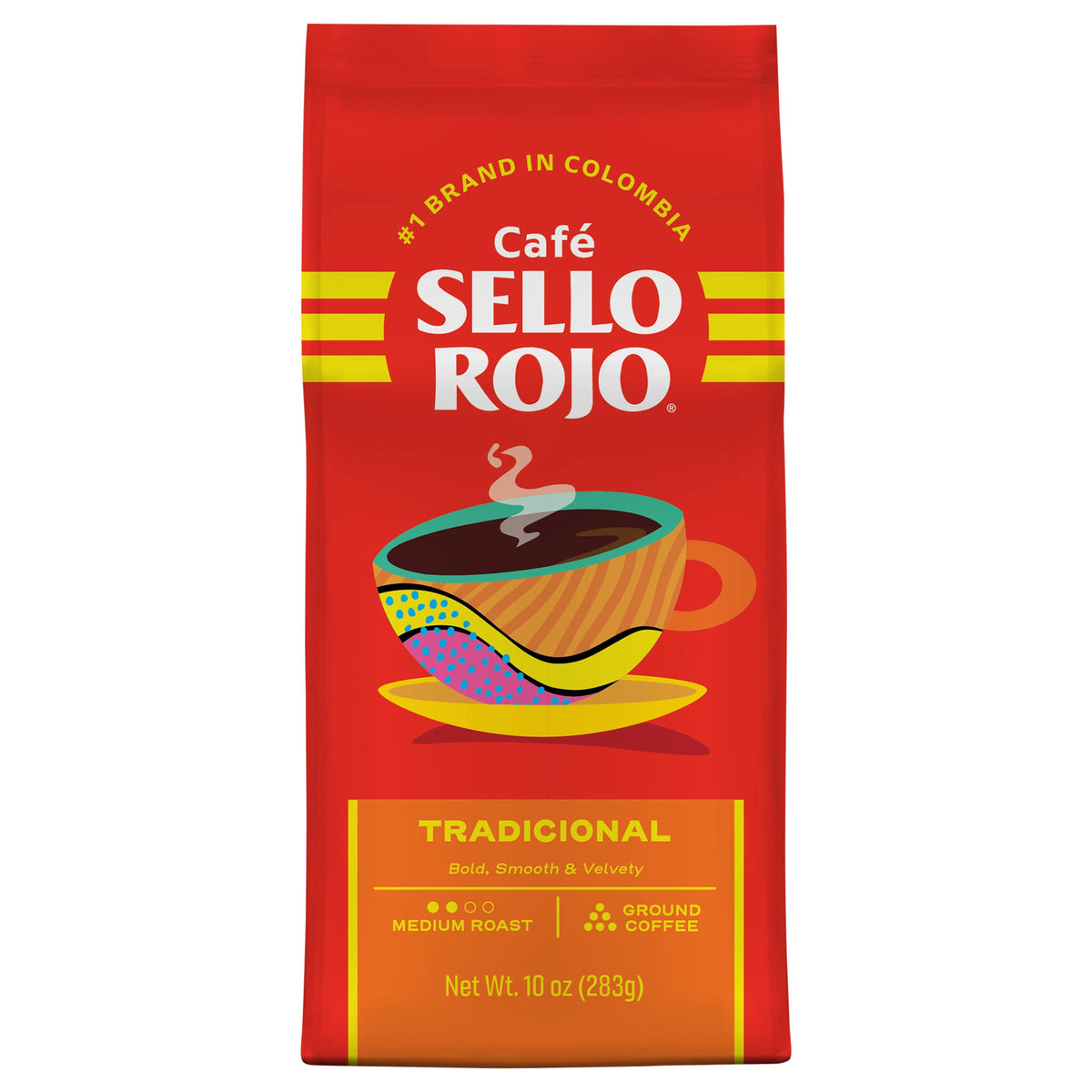 Cafe Sello Rojo Tradicional Medium Roast Café molido 10 oz