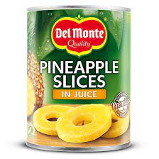 Del Monte piña en rodajas en jugo — 20 oz