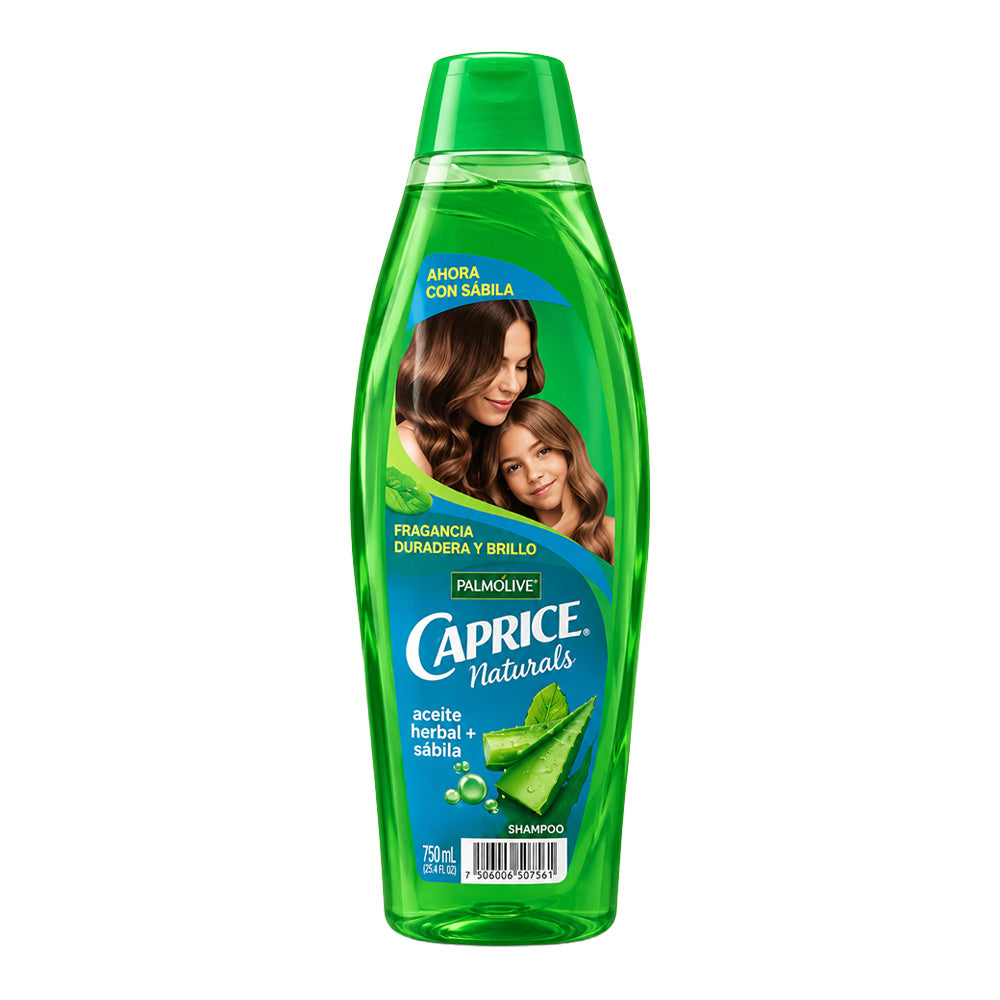 Caprice Shampoo Herbal 760ml — Empaque mostrado en la fotografía