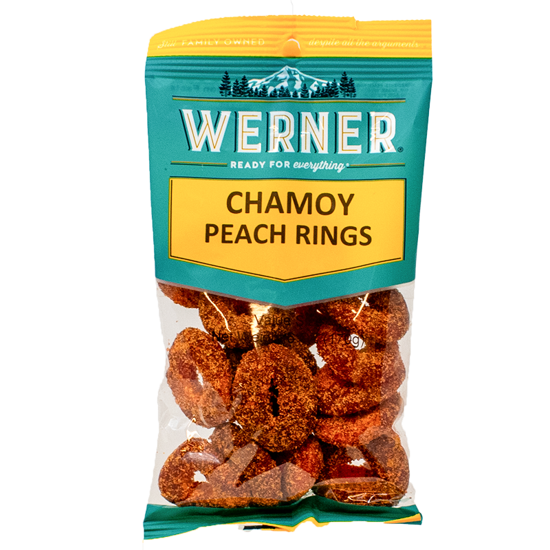 Werner gomitas aros de durazno con chamoy — 6 oz