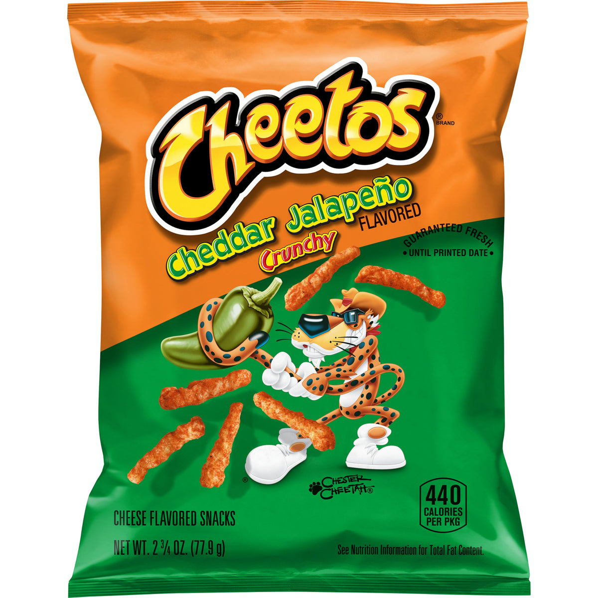 Cheetos Crunchy Cheddar Jalapeño — 77.9 g