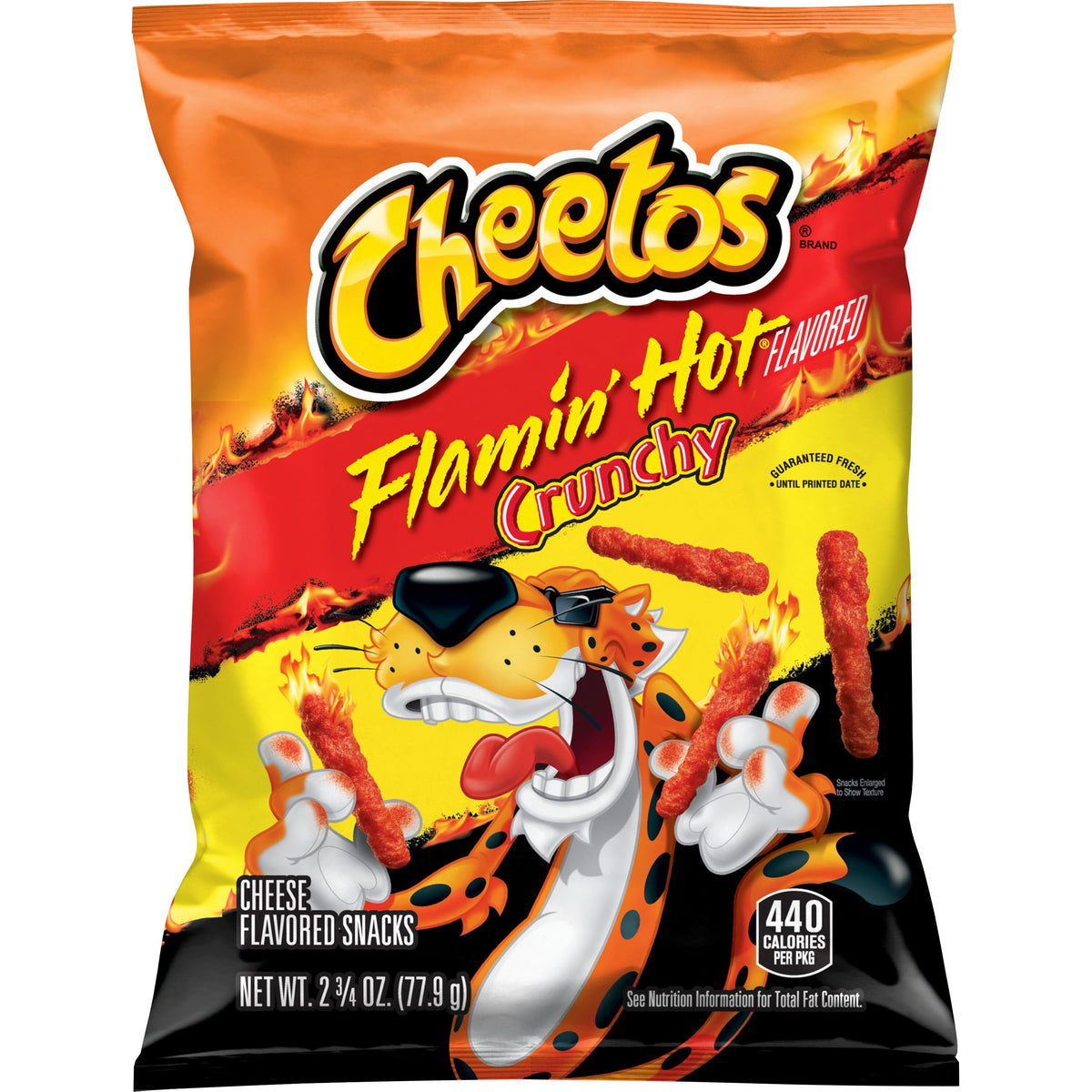 Cheetos Flamin’ Hot Crunchy — 2.75 oz