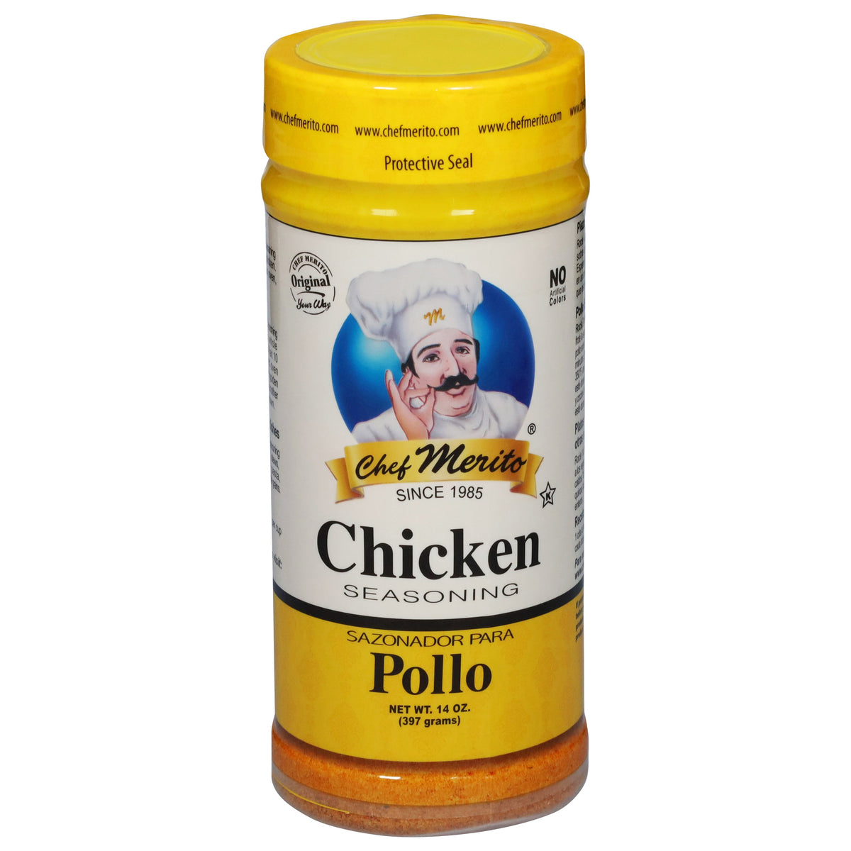 Chef Merito Sazonador para pollo — 14 oz