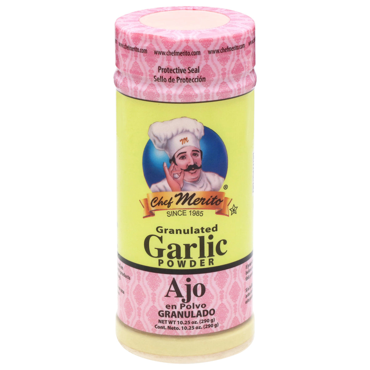 Chef Merito Granulated Ajo en polvo 10.25 oz
