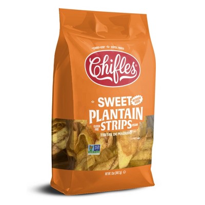 Chifles tiras de plátano dulce — 12 oz