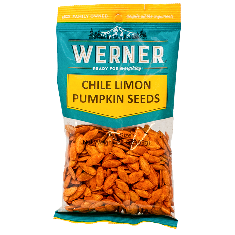 Werner semillas de calabaza con chile y limón — 3.5 oz