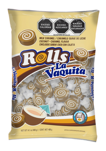 La Vaquita Rolls Coco caramelos — 14.1 oz