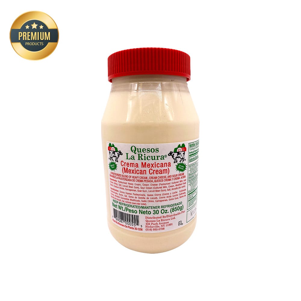 La Ricura crema mexicana — 30 oz