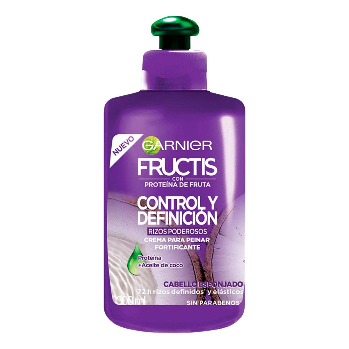 Garnier Fructis Crema para Peinar Rizos Poderosos — 300 ml