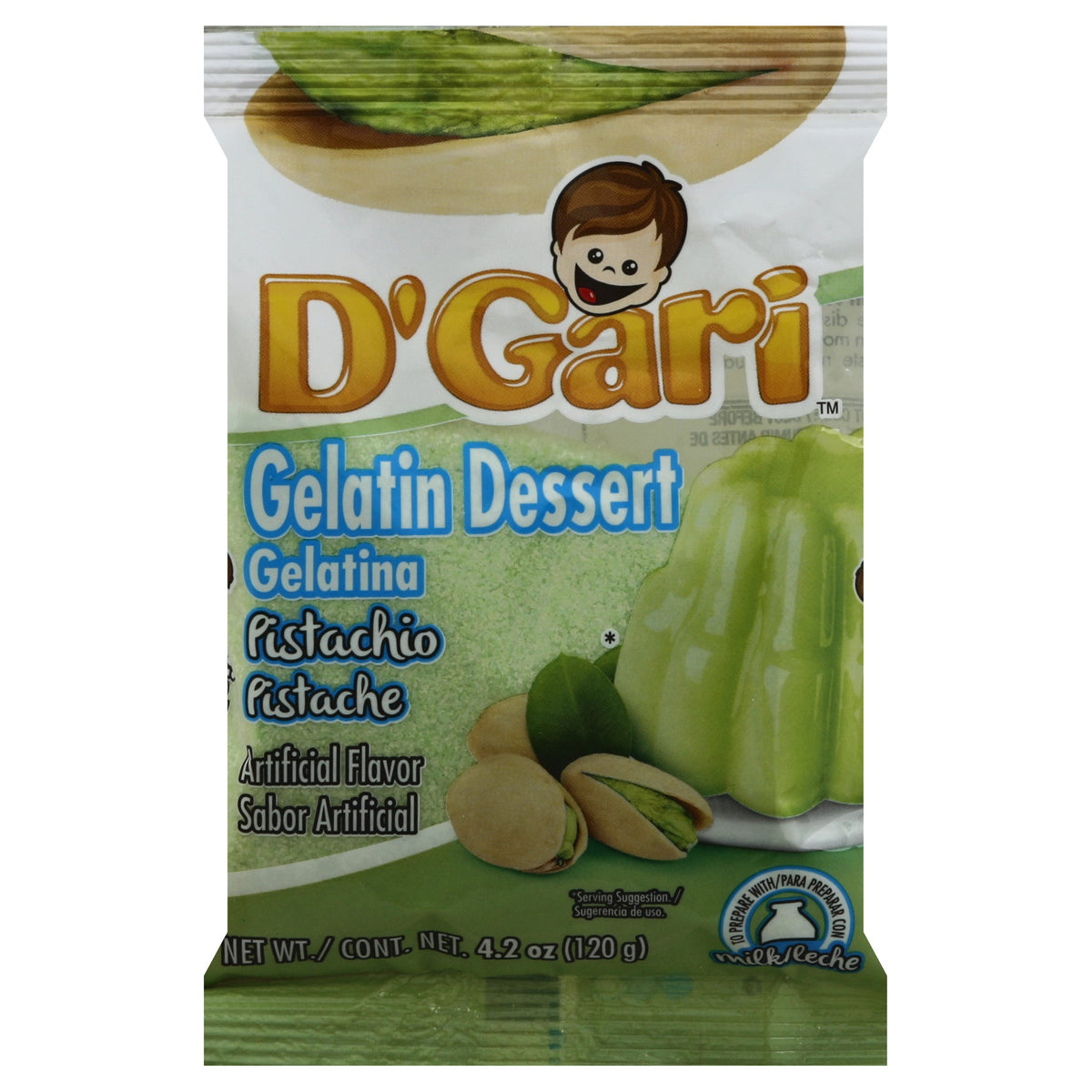 D'Gari Gelatinaa 4.2 oz - Pistacho