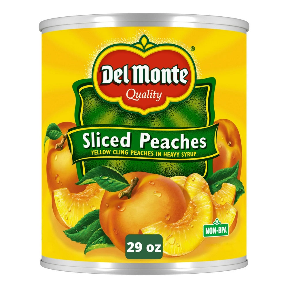 Del Monte Yellow Cling Peaches in Heavy Syrup — 29.00 OZ