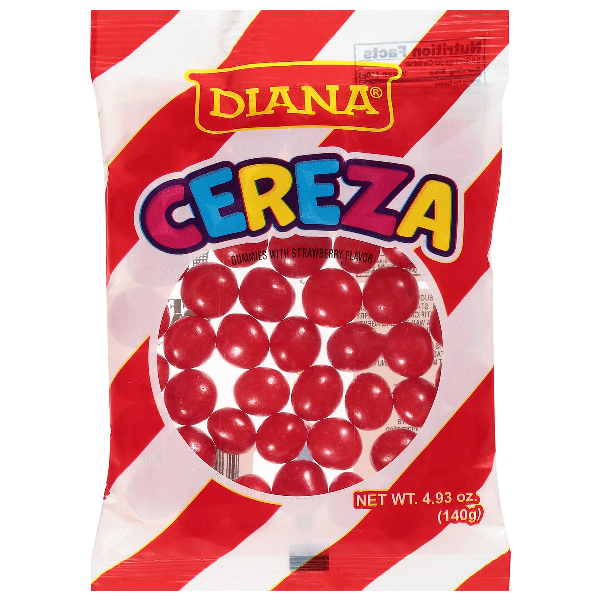 Diana gomitas de cereza — 140 g (4.93 oz)