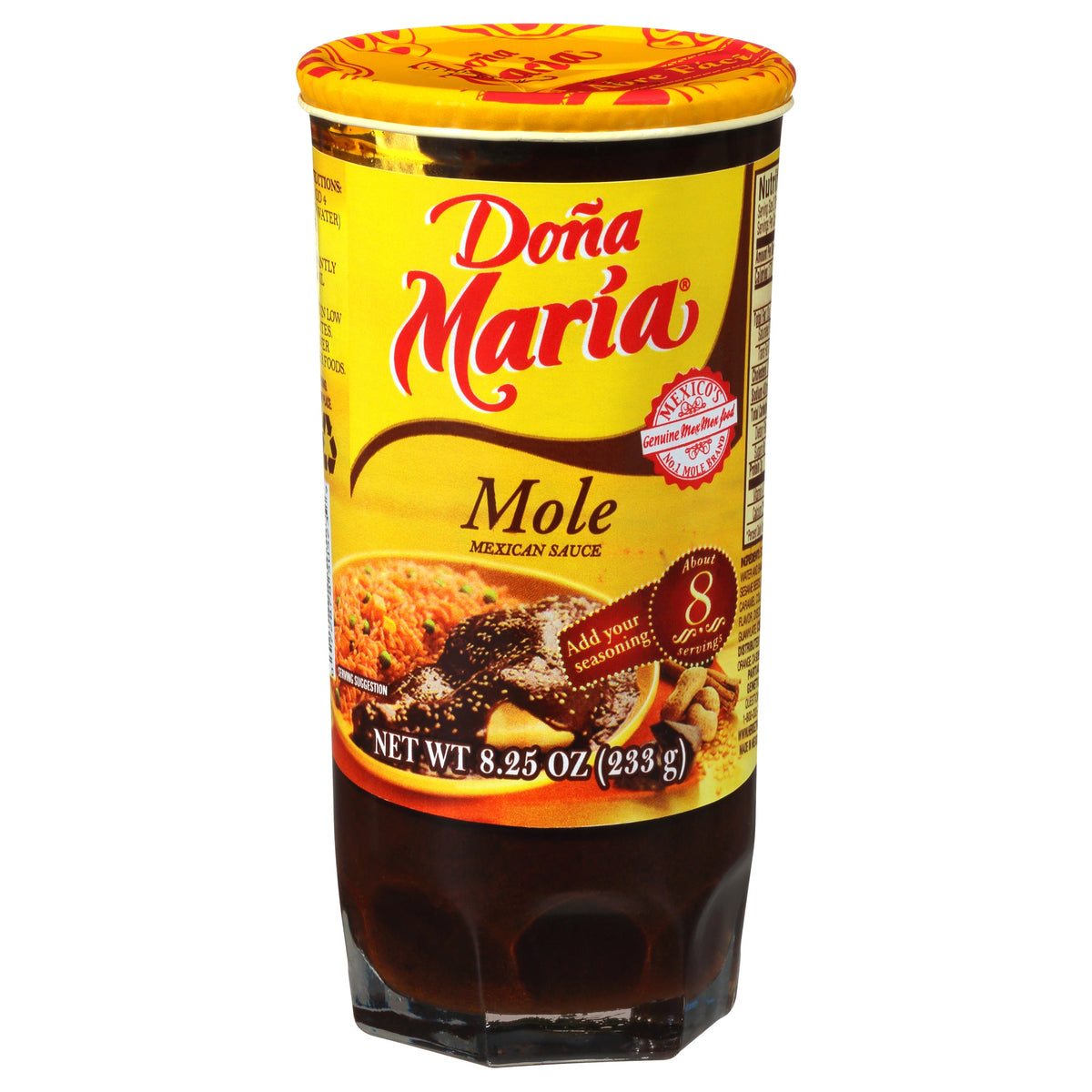 Doña María® Mole Mexican Sauce 8.25 oz. Jar