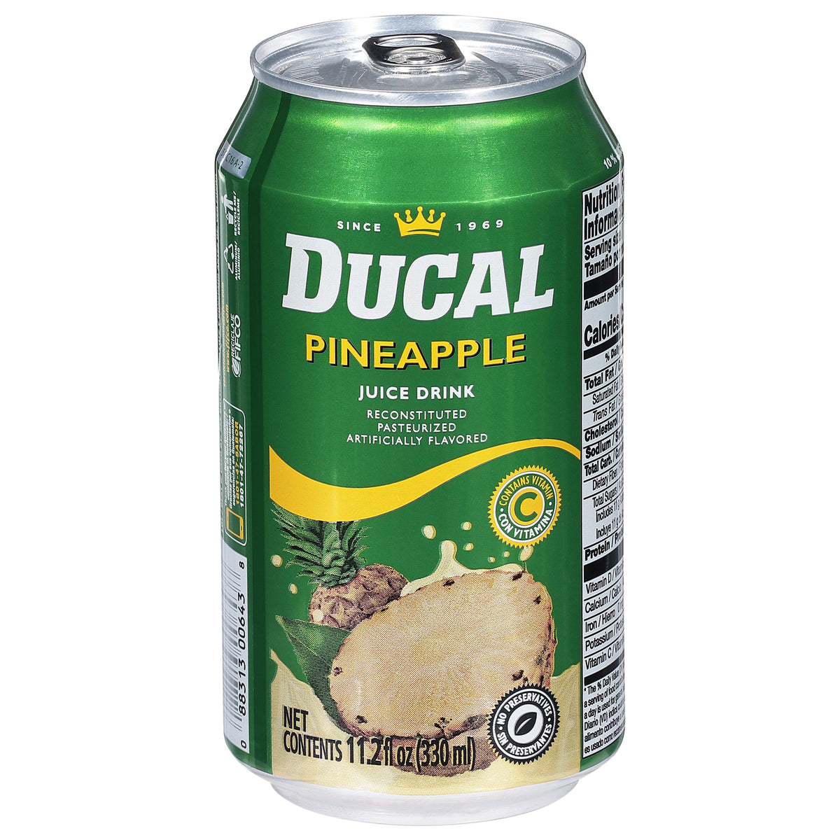 Ducal Piña Jugo Bebida 11.2 fl oz