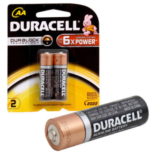 Duracell Coppertop Duralock Power Preserve Aa Alkaline Batteries — 2 Ea