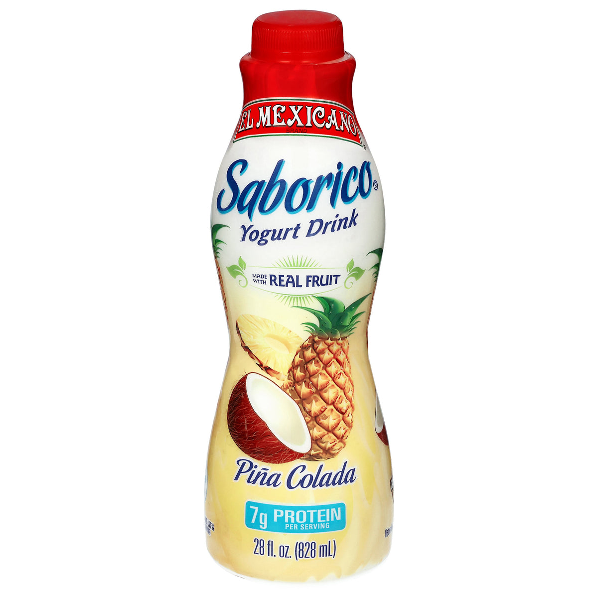 El Mexicano Saborico Pina Colada Yogur bebible 28 fl oz