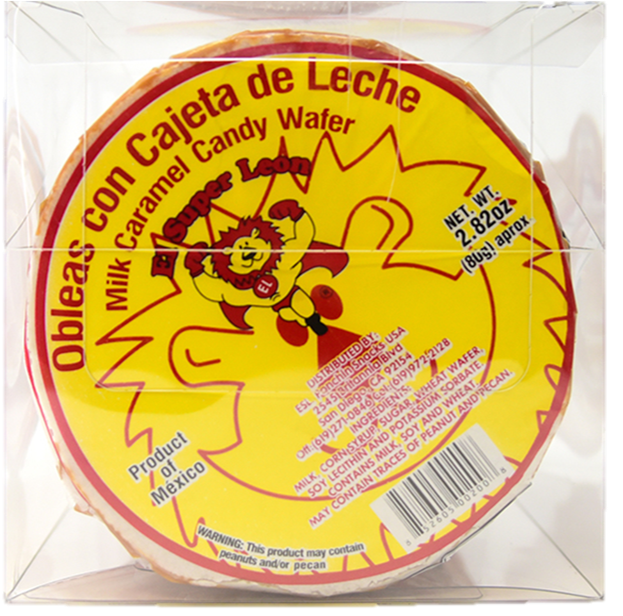 El Super Leon Obleas con Cajeta - 2.8 oz