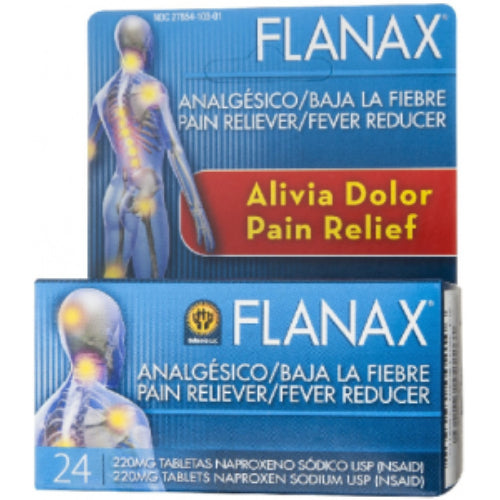 Flanax Pain Reliever/Fever Reducer 220 mg, Tablets — 24 ct