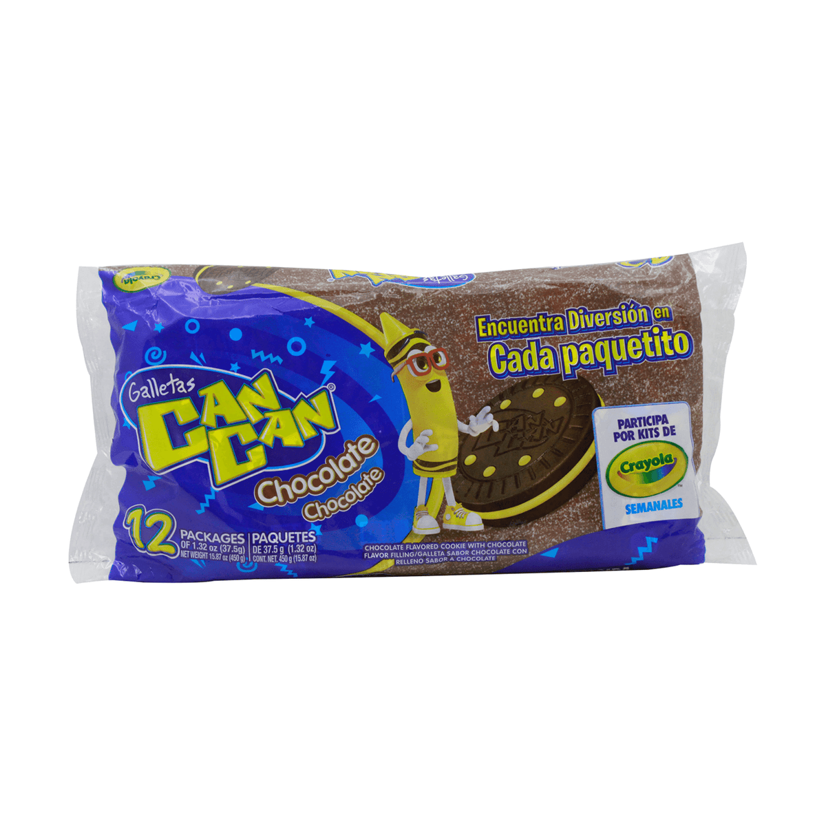 Can Can Galletas Chocolate — 12 paquetes