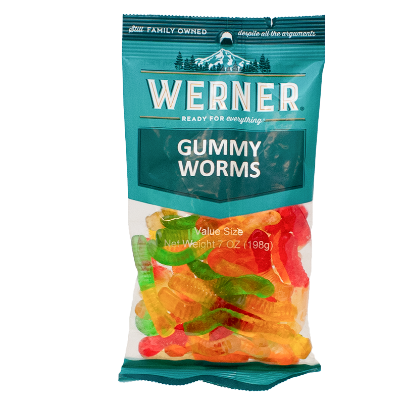 Werner Gummy Worms — 6.5 oz