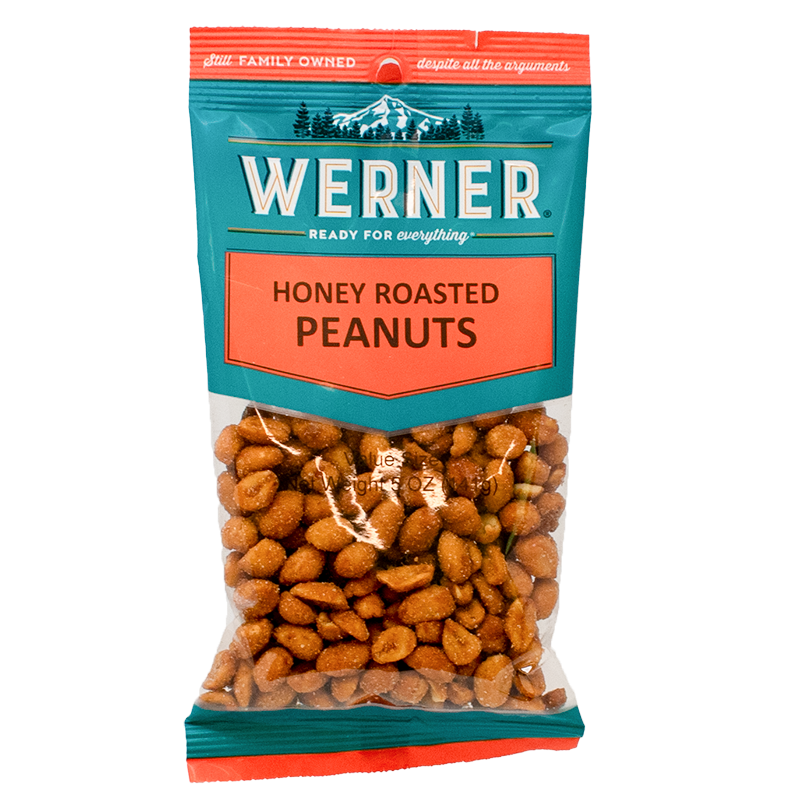 Werner cacahuates tostados con miel — 5 oz