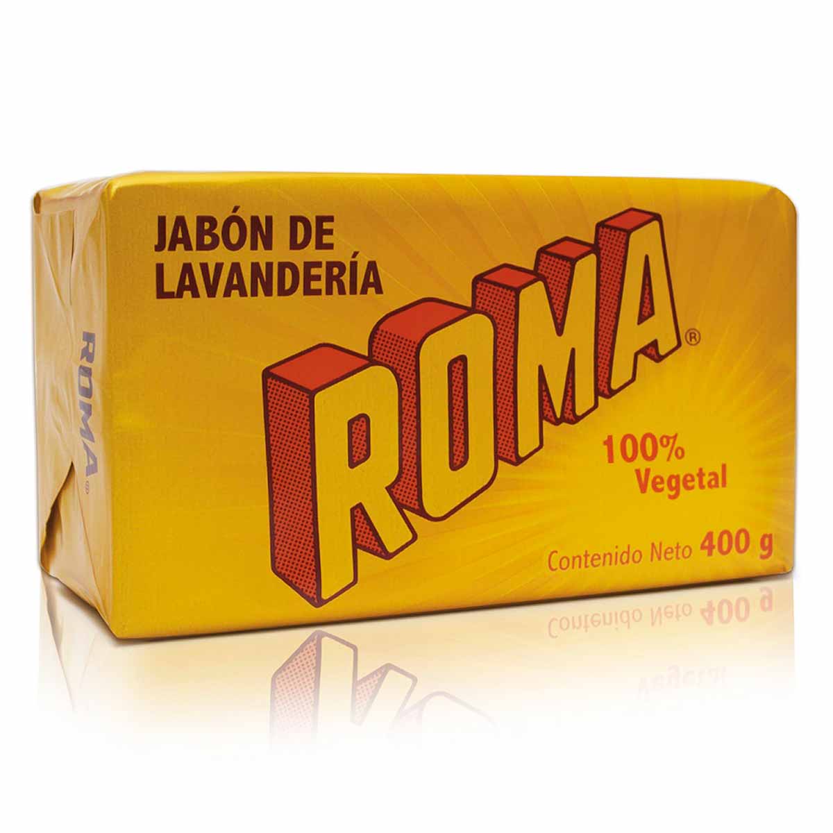 Roma Jabón de Lavandería en Barra — 400 g