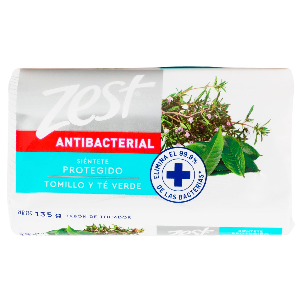 Zest jabón tomillo y té verde — 135 g